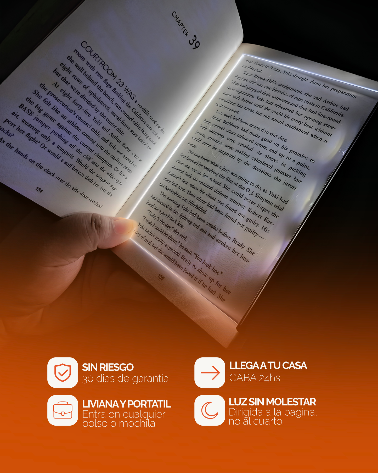 Luz de Lectura Nocturna – Leé sin molestar a nadie